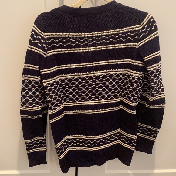 Madewell blue and white cardigan - Picture 6 of 6